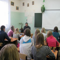 В Товарковской школе №1 состоялась встреча учащихся со священником